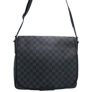 Louis Vuitton Damier Graphite Black Daniel Shoulder Bag